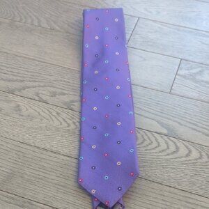 Harry Rosen Purple Floral Men's Silk Tie - Like New